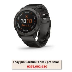 Thay pin đồng hồ Garmin Fenix 6 pro solar