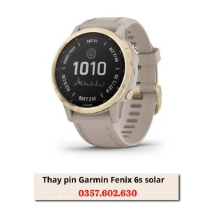 Thay pin đồng hồ Garmin Fenix 6s Solar