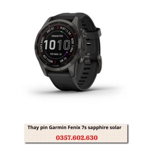 Thay pin đồng hồ Garmin Fenix 7s solar sapphire