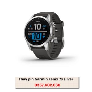Thay pin đồng hồ Garmin Fenix 7s silver