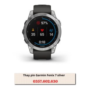 Thay pin đồng hồ Garmin Fenix 7 silver